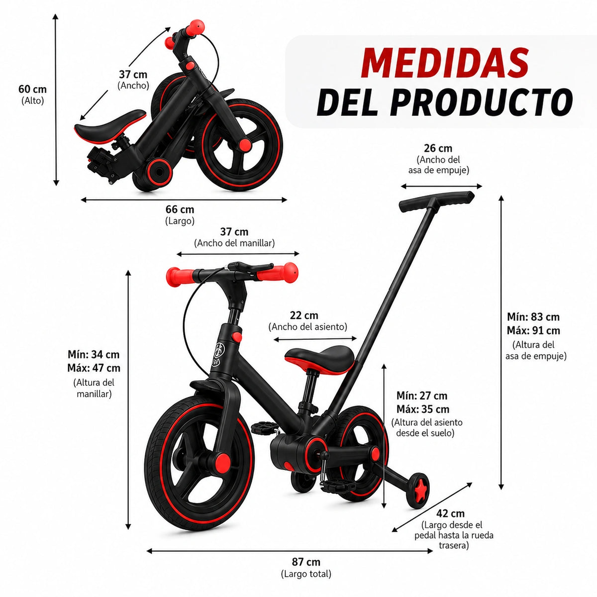 Bicicleta de equilibrio