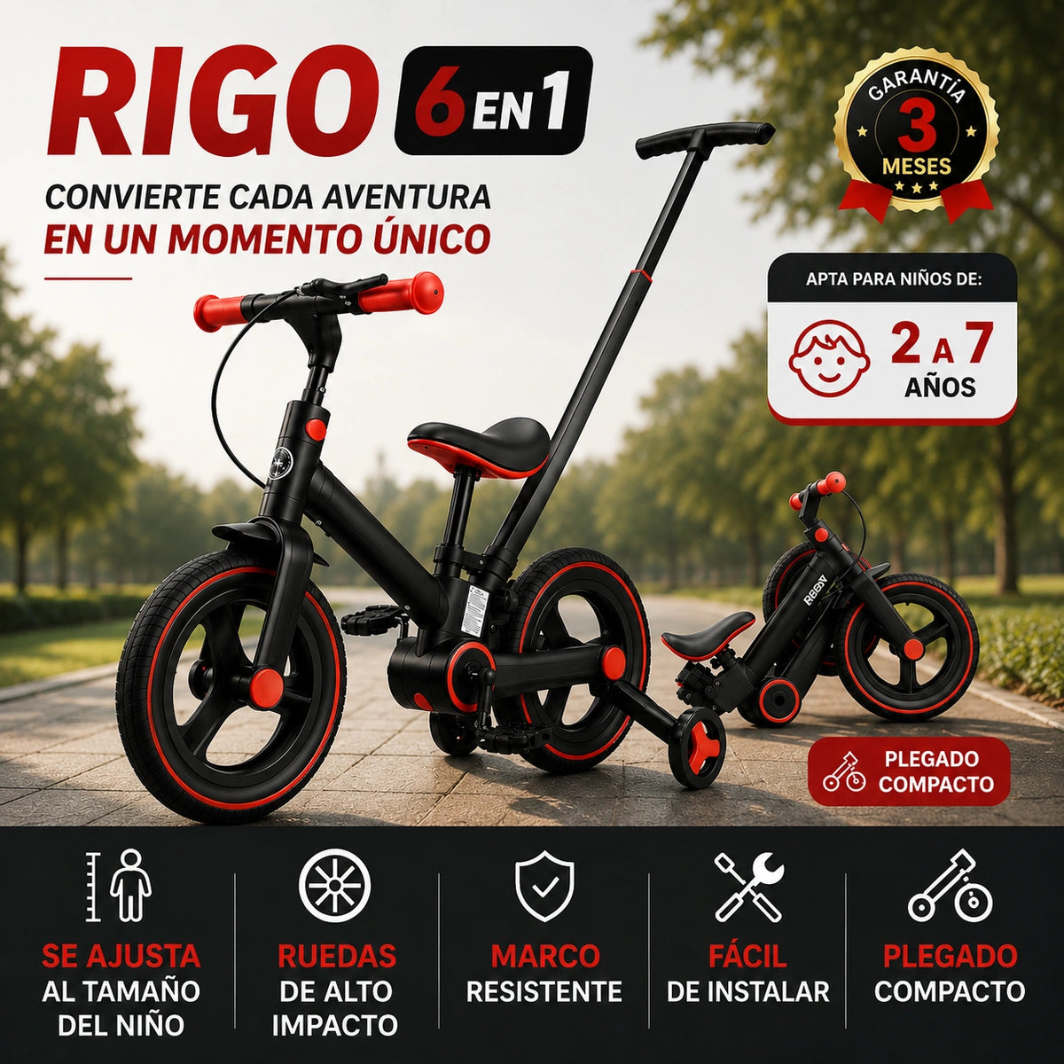 Bicicleta de equilibrio